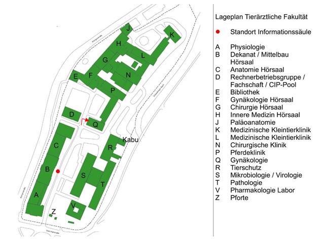 Lageplan Fachschaft